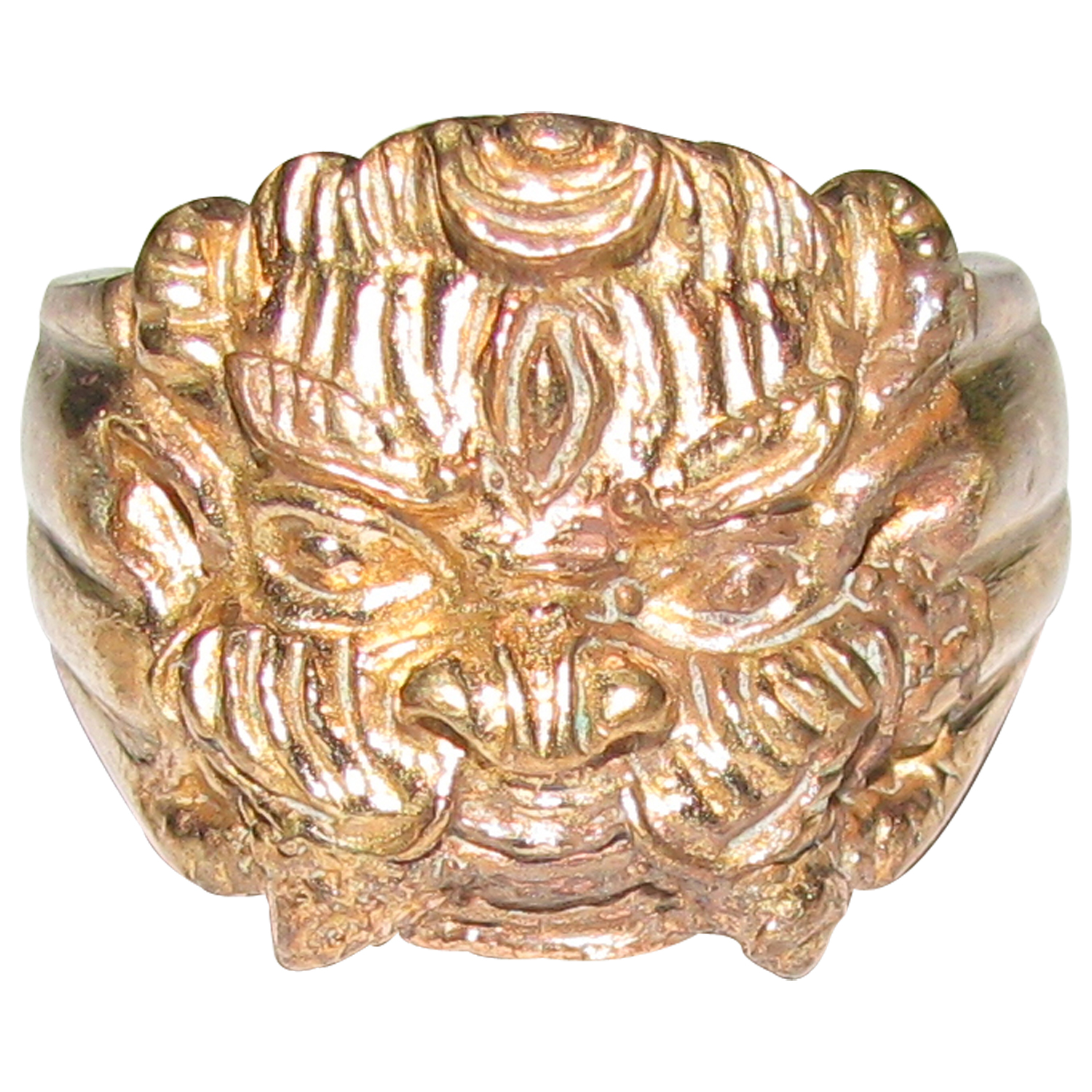 Aadhyathmik Aimpon Panchalogam Kann Drishti Ring Panchaloha Drishti Bommai Ring 5 Metals Panchadhatu Evil Eye Ring S965928