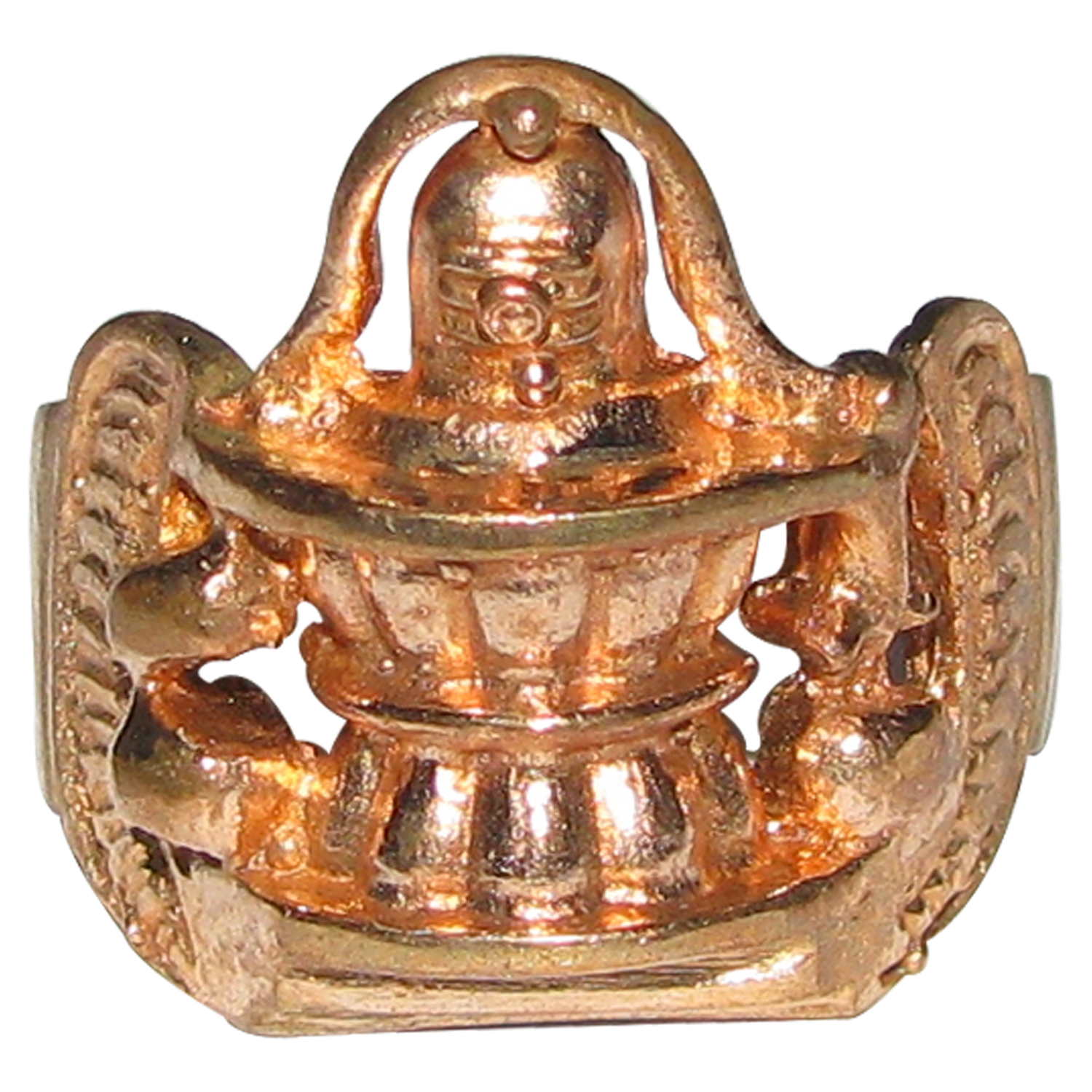 1 GRAM GOLD FORMING GANPATI WITH SHIVLING RING FOR MEN DESIGN A-91 – Radhe  Imitation