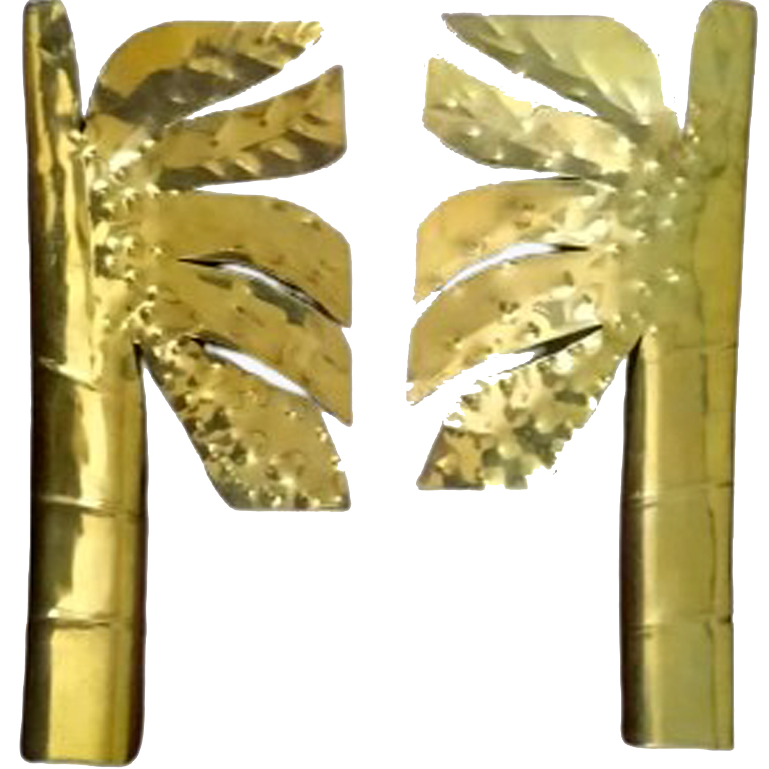 VPS-Bi9 - Vanaja Puja Store Brass Plantain (Banana Plant) Idol or Decor 8.5inch 134grams-1